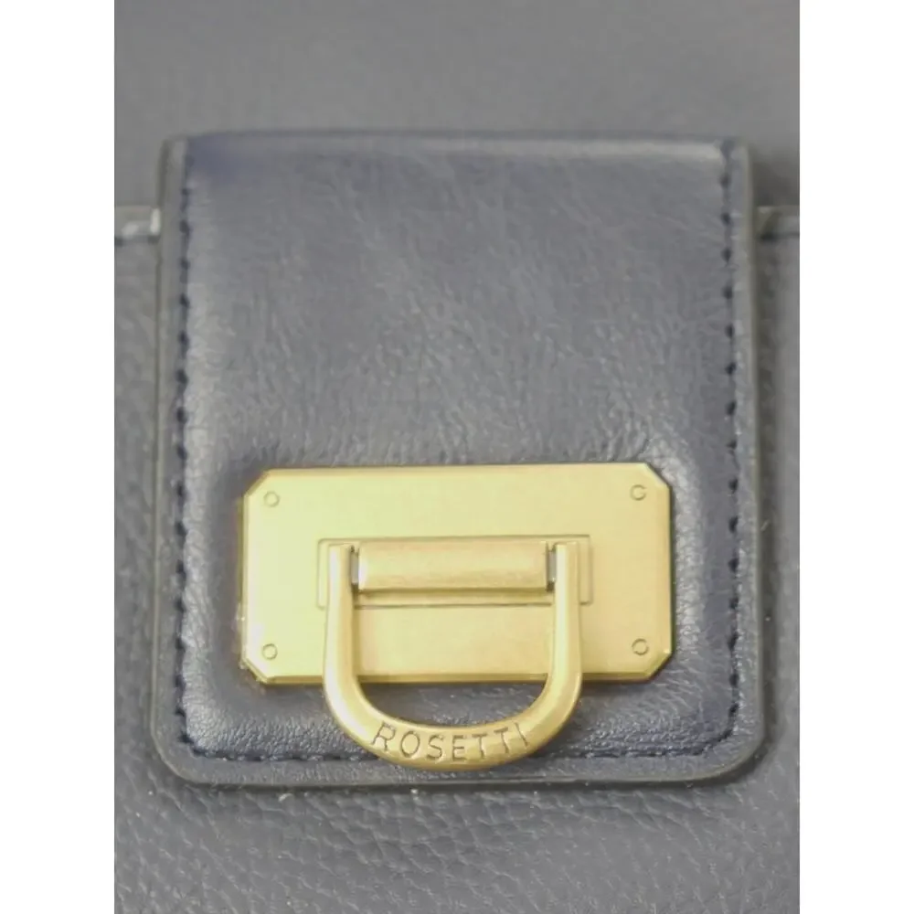 Rosetti Navy & Gold Laptop Backpack Work Travel Bag Minimalist Chic